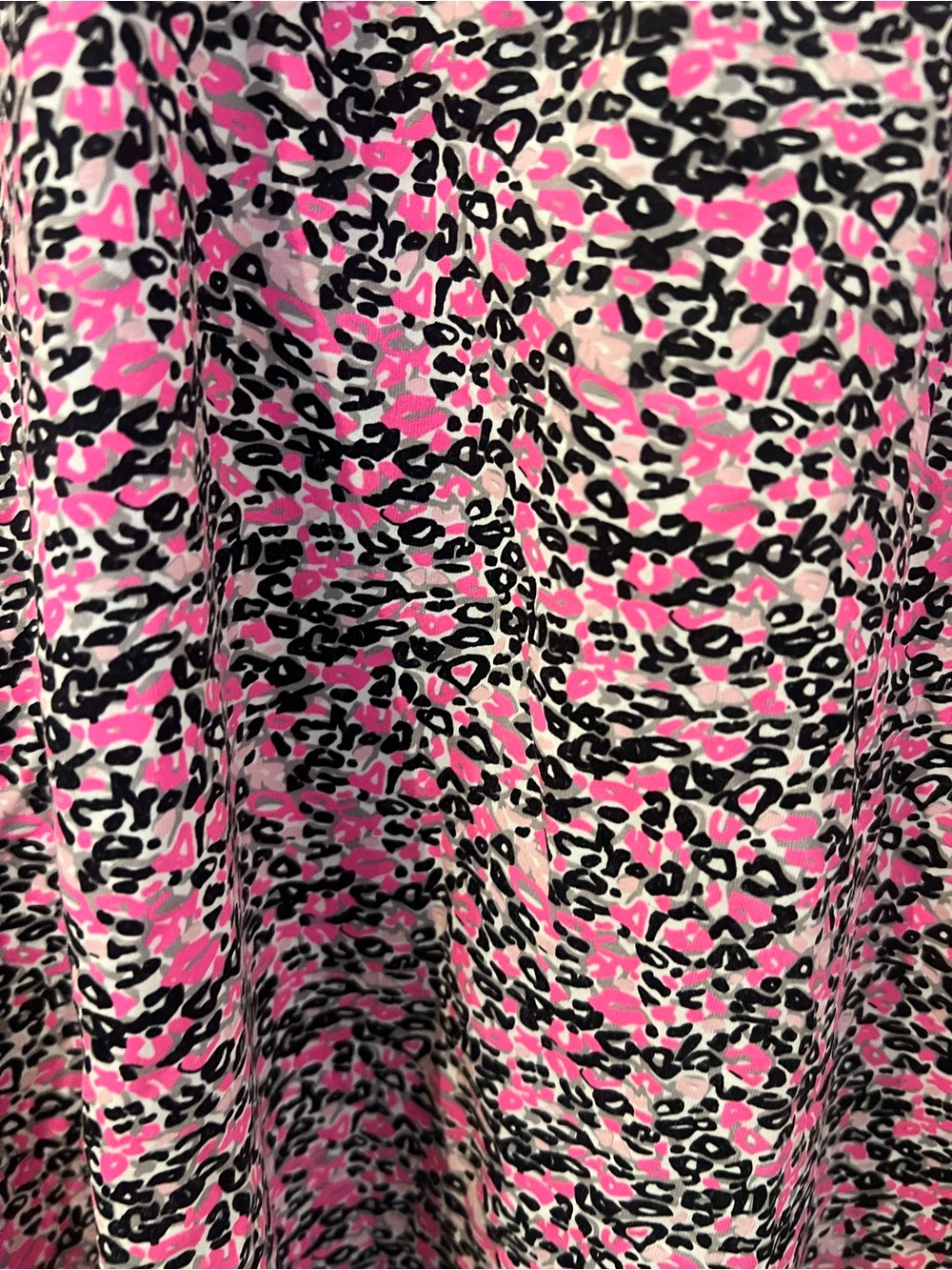 Lulu-B Pink and Black Floral Pullover Tunic Dress 1X - Picture 2 of 6